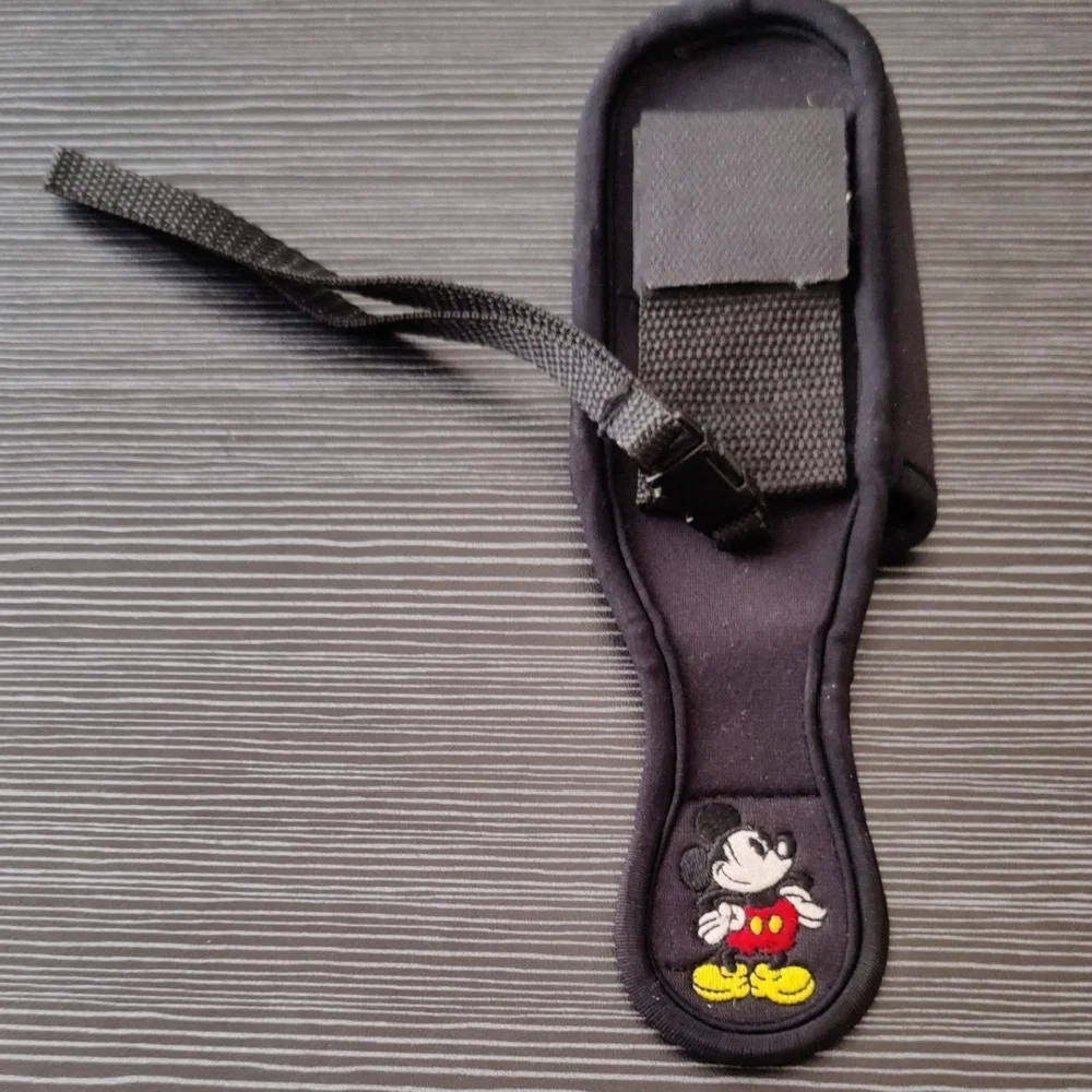 Disney Black Holster with Mickey Mouse Embroidery